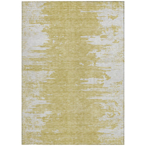 Homeroots 3' Stylish Green And Mint Abstract Washable Area Rug For Indoor And Outdoor Spaces, Durable Design 8' X 10' Polyester 582425