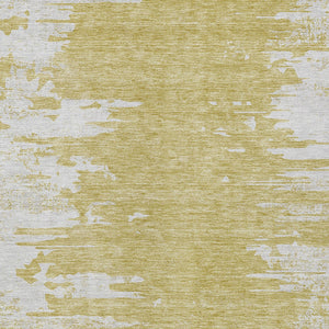 Homeroots 3' Stylish Green And Mint Abstract Washable Area Rug For Indoor And Outdoor Spaces, Durable Design 9' X 12' Polyester 582426