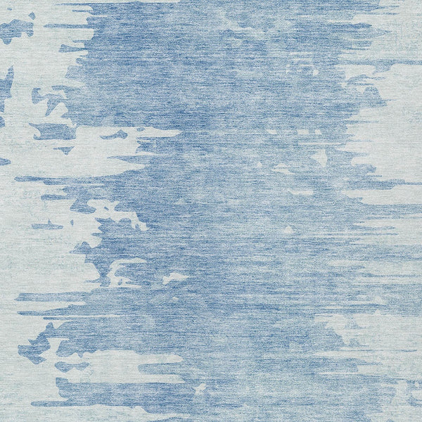 Homeroots 3' Stylish Green And Mint Abstract Washable Area Rug For Indoor And Outdoor Spaces, Durable Design 8' X 10' Polyester 582437