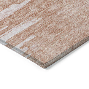 Homeroots 3' Stylish Green And Mint Abstract Washable Area Rug For Indoor And Outdoor Spaces, Durable Design 3' X 5' Polyester 582452