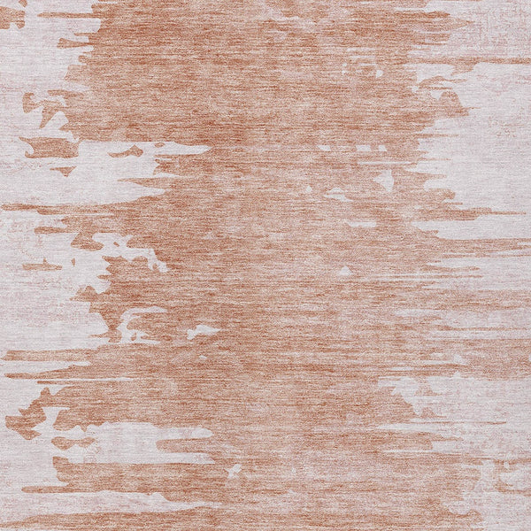 Homeroots 3' Stylish Green And Mint Abstract Washable Area Rug For Indoor And Outdoor Spaces, Durable Design 5' X 8' Polyester 582453