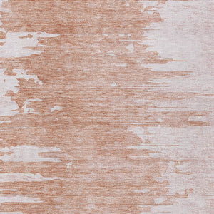 Homeroots 3' Stylish Green And Mint Abstract Washable Area Rug For Indoor And Outdoor Spaces, Durable Design 8' X 10' Polyester 582455