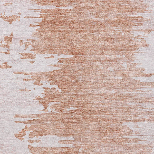 Homeroots 3' Stylish Green And Mint Abstract Washable Area Rug For Indoor And Outdoor Spaces, Durable Design 9' X 12' Polyester 582456