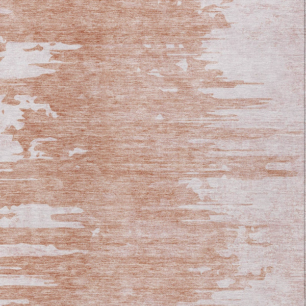 Homeroots 3' Stylish Green And Mint Abstract Washable Area Rug For Indoor And Outdoor Spaces, Durable Design 10' X 14' Polyester 582457