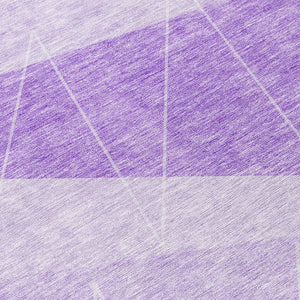 Homeroots 3' Mint Green And Ivory Geometric Washable Area Rug For Indoor And Outdoor Spaces, Stain Resistant 8' Round Polyester 582478