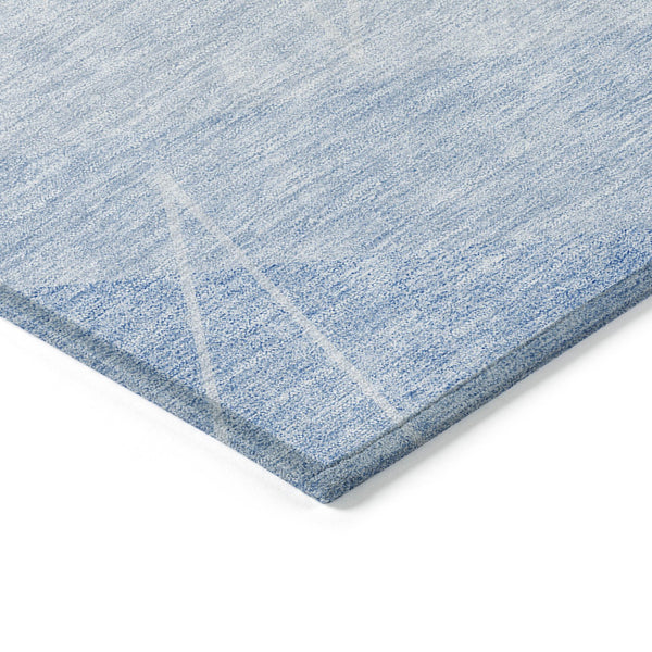 Homeroots 3' Mint Green And Ivory Geometric Washable Area Rug For Indoor And Outdoor Spaces, Stain Resistant 10' X 14' Polyester 582493