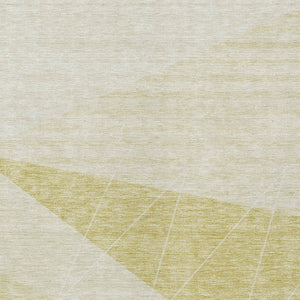 Homeroots 3' Mint Green And Ivory Geometric Washable Area Rug For Indoor And Outdoor Spaces, Stain Resistant 8' X 10' Polyester 582503