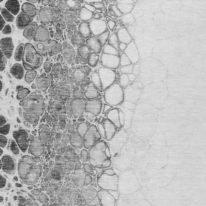 Homeroots 3' Stylish Green And Mint Abstract Washable Area Rug For Indoor And Outdoor Spaces, Durable Design 8' X 10' Polyester 582521