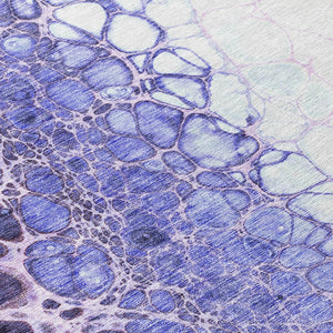 Homeroots 3' Stylish Green And Mint Abstract Washable Area Rug For Indoor And Outdoor Spaces, Durable Design 3' X 5' Polyester 582536