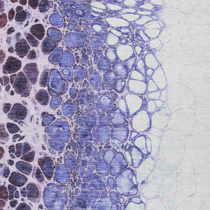 Homeroots 3' Stylish Green And Mint Abstract Washable Area Rug For Indoor And Outdoor Spaces, Durable Design 5' X 8' Polyester 582537