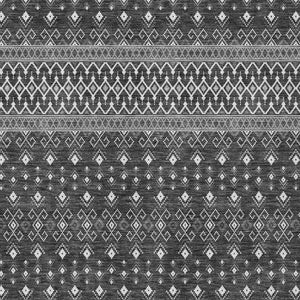 Homeroots 3' Brown Green And Olive Green Tribal Washable Area Rug For Indoor And Outdoor Spaces, Durable Design 10' X 14' Polyester 582571