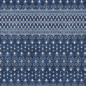 Homeroots 3' Brown Green And Olive Green Tribal Washable Area Rug For Indoor And Outdoor Spaces, Durable Design 10' X 14' Polyester 582577