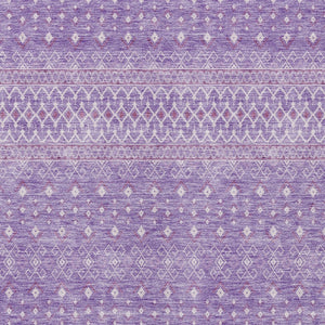 Homeroots 3' Stylish Green And Mint Tribal Washable Area Rug For Indoor And Outdoor Spaces, Durable Design 8' X 10' Polyester 582629