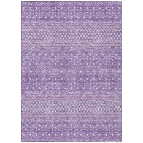 Homeroots 3' Stylish Green And Mint Tribal Washable Area Rug For Indoor And Outdoor Spaces, Durable Design 10' X 14' Polyester 582631