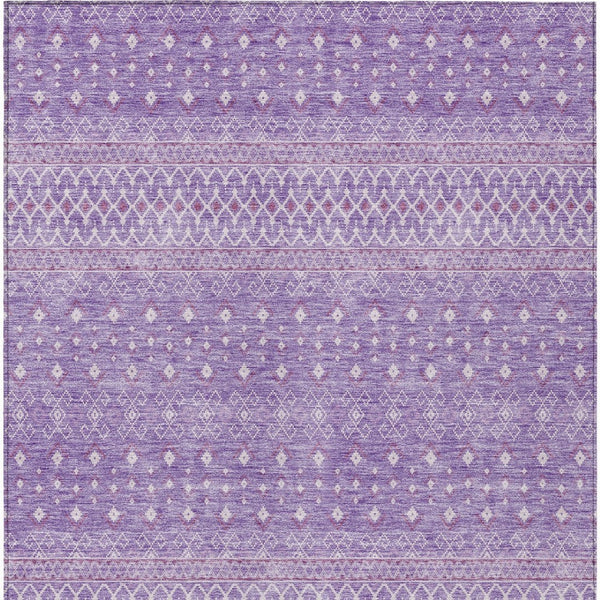 Homeroots 3' Stylish Green And Mint Tribal Washable Area Rug For Indoor And Outdoor Spaces, Durable Design 10' X 14' Polyester 582631