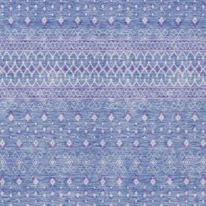 Homeroots 3' Stylish Green And Mint Tribal Washable Area Rug For Indoor And Outdoor Spaces, Durable Design 9' X 12' Polyester 582636