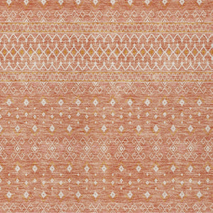 Homeroots 3' Stylish Green And Mint Tribal Washable Area Rug For Indoor And Outdoor Spaces, Durable Design 10' X 14' Polyester 582643