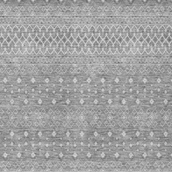 Homeroots 3' Stylish Green And Mint Tribal Washable Area Rug For Indoor And Outdoor Spaces, Durable Design 3' X 5' Polyester 582644