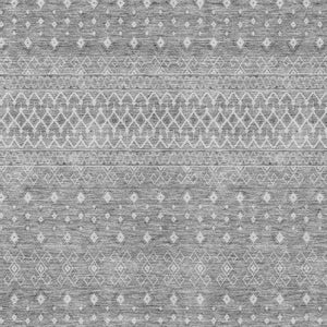 Homeroots 3' Stylish Green And Mint Tribal Washable Area Rug For Indoor And Outdoor Spaces, Durable Design 5' X 8' Polyester 582645