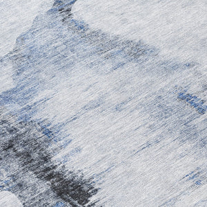 Homeroots 3' Elegant Beige Ivory And Taupe Abstract Washable Area Rug For Indoor And Outdoor Spaces 8' Round Polyester 582664