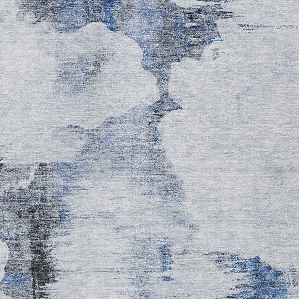 Homeroots 3' Elegant Beige Ivory And Taupe Abstract Washable Area Rug For Indoor And Outdoor Spaces 8' X 10' Polyester 582665