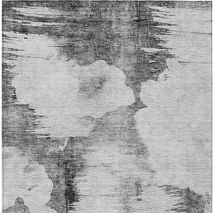 Homeroots 3' Elegant Beige Ivory And Taupe Abstract Washable Area Rug For Indoor And Outdoor Spaces 3' X 5' Polyester 582668