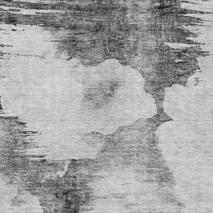 Homeroots 3' Elegant Beige Ivory And Taupe Abstract Washable Area Rug For Indoor And Outdoor Spaces 8' X 10' Polyester 582671