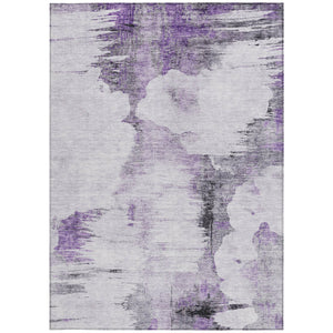 Homeroots 3' Elegant Beige Ivory And Taupe Abstract Washable Area Rug For Indoor And Outdoor Spaces 3' X 5' Polyester 582674