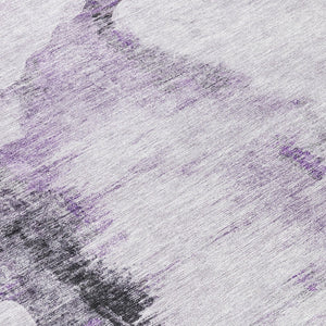 Homeroots 3' Elegant Beige Ivory And Taupe Abstract Washable Area Rug For Indoor And Outdoor Spaces 8' Round Polyester 582676