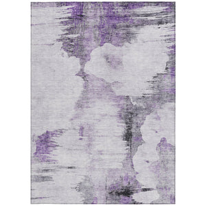 Homeroots 3' Elegant Beige Ivory And Taupe Abstract Washable Area Rug For Indoor And Outdoor Spaces 9' X 12' Polyester 582678