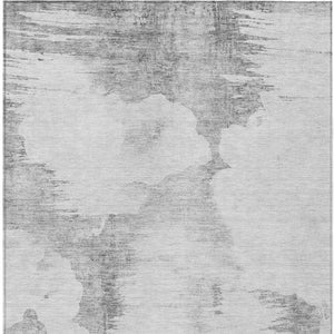 Homeroots 3' Elegant Beige Ivory And Taupe Abstract Washable Area Rug For Indoor And Outdoor Spaces 3' X 5' Polyester 582680