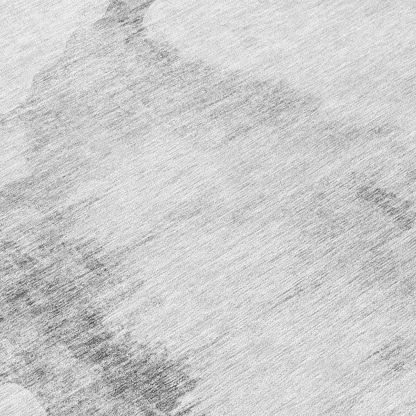 Homeroots 3' Elegant Beige Ivory And Taupe Abstract Washable Area Rug For Indoor And Outdoor Spaces 8' Round Polyester 582682