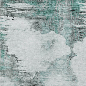 Homeroots 3' Elegant Beige Ivory And Taupe Abstract Washable Area Rug For Indoor And Outdoor Spaces 9' X 12' Polyester 582690