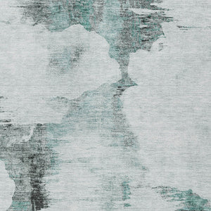 Homeroots 3' Elegant Beige Ivory And Taupe Abstract Washable Area Rug For Indoor And Outdoor Spaces 10' X 14' Polyester 582691