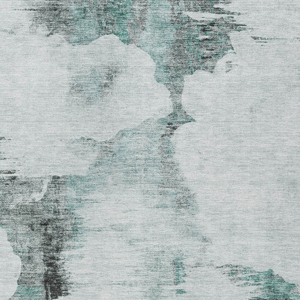 Homeroots 3' Elegant Beige Ivory And Taupe Abstract Washable Area Rug For Indoor And Outdoor Spaces 10' X 14' Polyester 582691