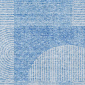 Homeroots 3' Blush Pink And Mauve Geometric Washable Area Rug For Stylish Indoor And Outdoor Spaces 3' X 5' Polyester 582698