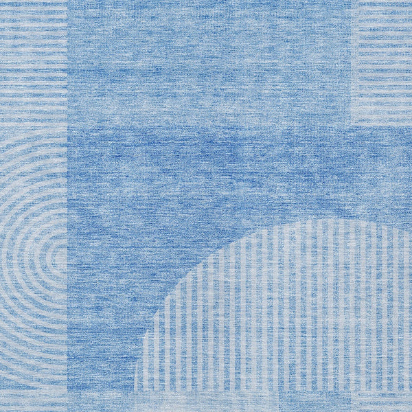 Homeroots 3' Blush Pink And Mauve Geometric Washable Area Rug For Stylish Indoor And Outdoor Spaces 3' X 5' Polyester 582698