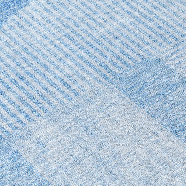 Homeroots 3' Blush Pink And Mauve Geometric Washable Area Rug For Stylish Indoor And Outdoor Spaces 8' Round Polyester 582700