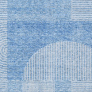 Homeroots 3' Blush Pink And Mauve Geometric Washable Area Rug For Stylish Indoor And Outdoor Spaces 8' X 10' Polyester 582701