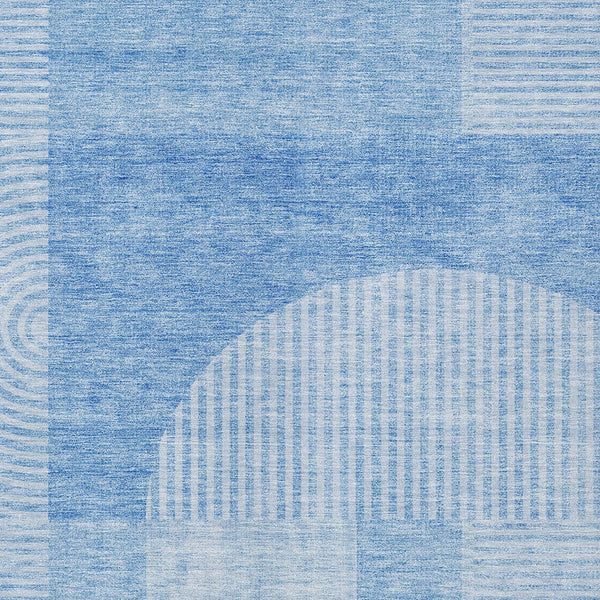 Homeroots 3' Blush Pink And Mauve Geometric Washable Area Rug For Stylish Indoor And Outdoor Spaces 8' X 10' Polyester 582701