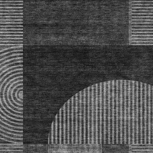 Homeroots 3' Blush Pink And Mauve Geometric Washable Area Rug For Stylish Indoor And Outdoor Spaces 3' X 5' Polyester 582704