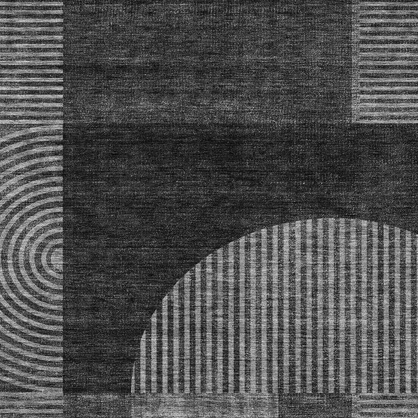 Homeroots 3' Blush Pink And Mauve Geometric Washable Area Rug For Stylish Indoor And Outdoor Spaces 3' X 5' Polyester 582704