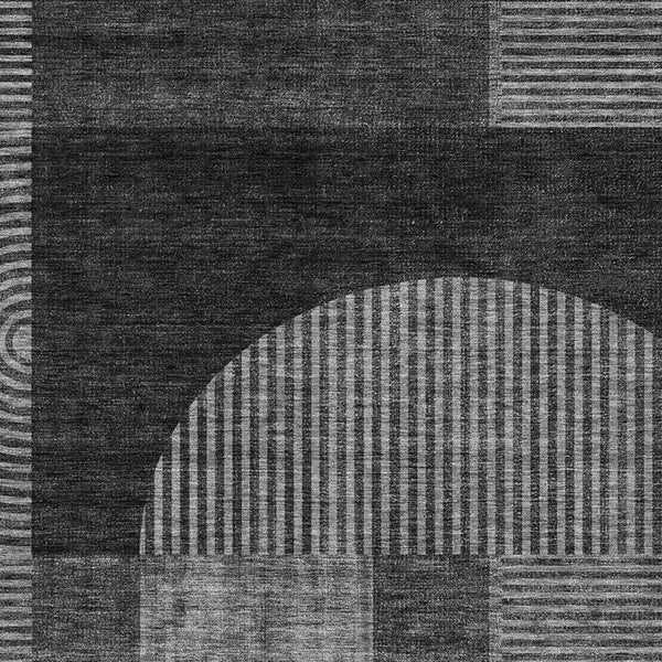 Homeroots 3' Blush Pink And Mauve Geometric Washable Area Rug For Stylish Indoor And Outdoor Spaces 10' X 14' Polyester 582709