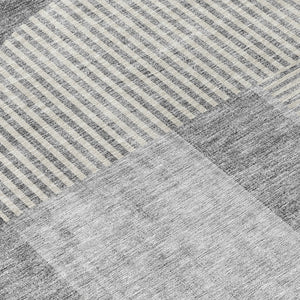 Homeroots 3' Blush Pink And Mauve Geometric Washable Area Rug For Stylish Indoor And Outdoor Spaces 8' Round Polyester 582718