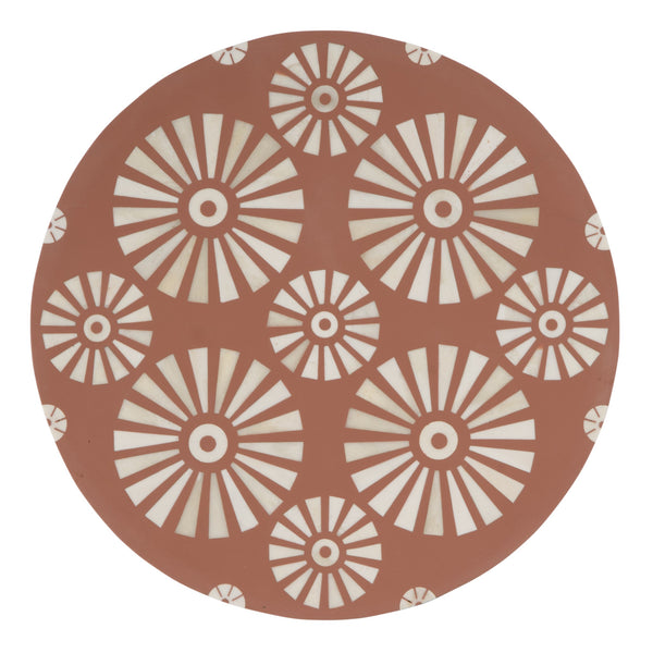 Butler Specialty Bethel Exquisite Round Bone Inlay Side Table With Gold Iron Stem For Timeless Elegance In Decor Pink Mdf,Iron,Bone,Resin 5827323-butler