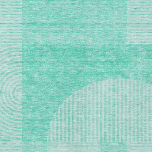 Homeroots 3' Blush Pink And Mauve Geometric Washable Area Rug For Stylish Indoor And Outdoor Spaces 3' X 5' Polyester 582734