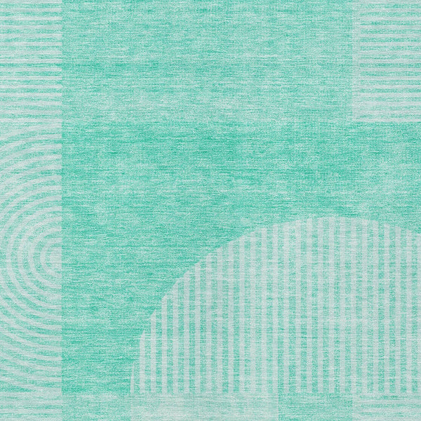 Homeroots 3' Blush Pink And Mauve Geometric Washable Area Rug For Stylish Indoor And Outdoor Spaces 3' X 5' Polyester 582734