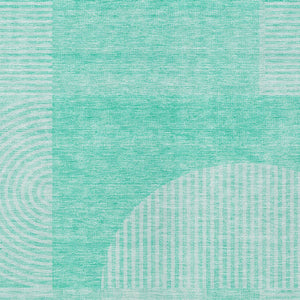 Homeroots 3' Blush Pink And Mauve Geometric Washable Area Rug For Stylish Indoor And Outdoor Spaces 8' X 10' Polyester 582737