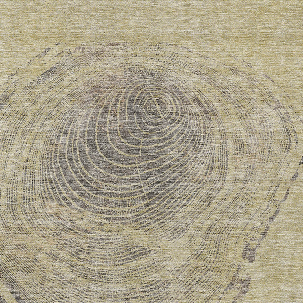 Homeroots 3' Beige Taupe And Gray Abstract Washable Area Rug - Versatile Indoor Outdoor Solution For Any Space 3' X 5' Polyester 582788