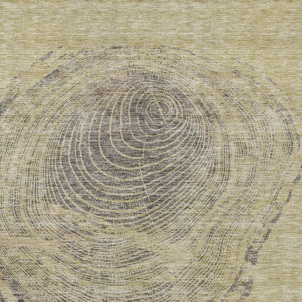 Homeroots 3' Beige Taupe And Gray Abstract Washable Area Rug - Versatile Indoor Outdoor Solution For Any Space 5' X 8' Polyester 582789